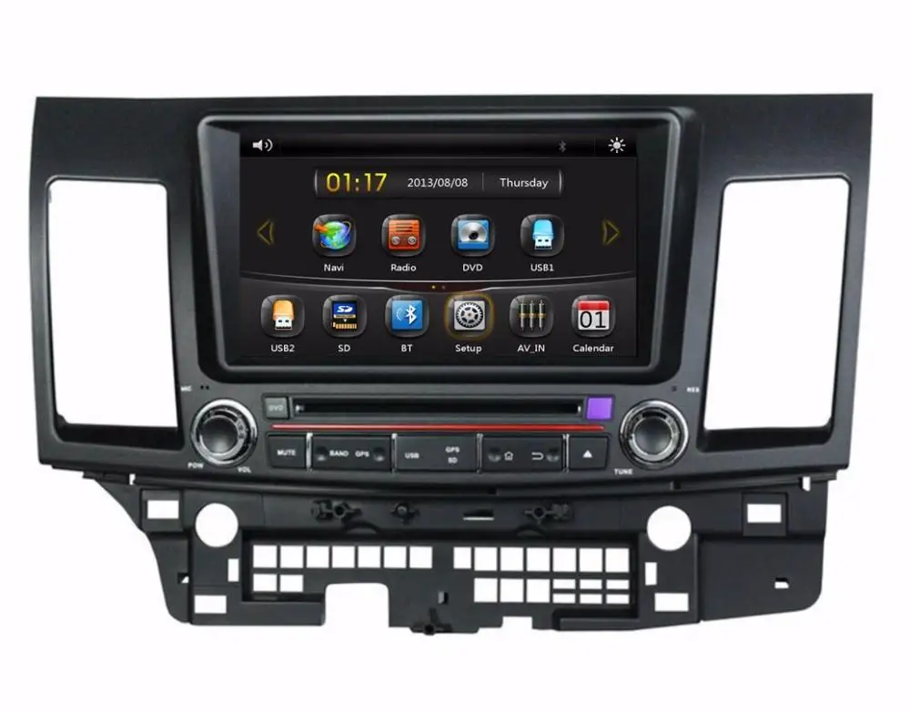 " Автомобильный dvd-плеер с gps(ОПТ), BT/tv, аудио Радио стерео автомобильный мультимедиа для Mitsubishi LANCER 2006 2007 2008 2009 2010 2011 2012