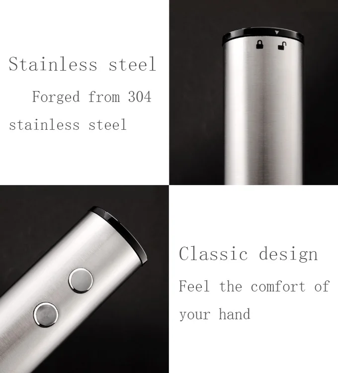 Xiaomi Youpin Circle Joy электрическая открывалка для бутылок из нержавеющей стали Электрический штопор фольга резак база пробки 4 в 1 подарочная коробка
