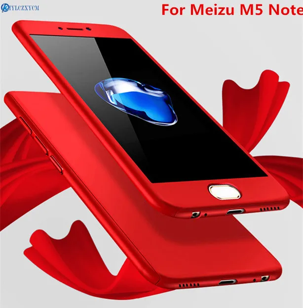 KIYLCZXYCM For Meizu M5 Note/ M3 Note Case 360 Degree Full Cover PC Protective Back case+Tempered Glass |