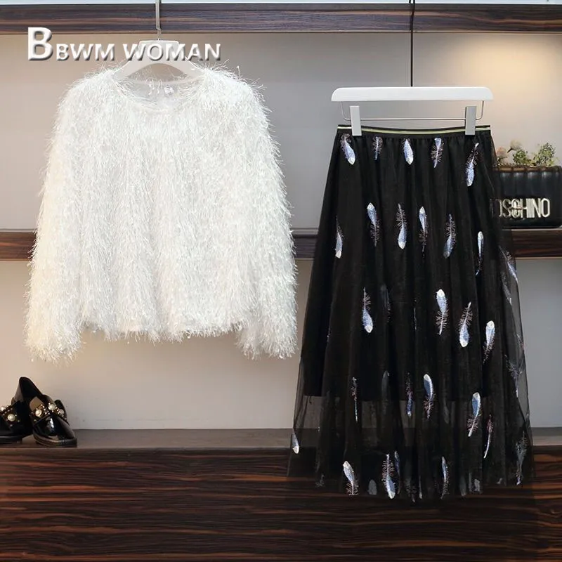 Женский комплект из блузки и юбки Розовая фея весна 2019| |