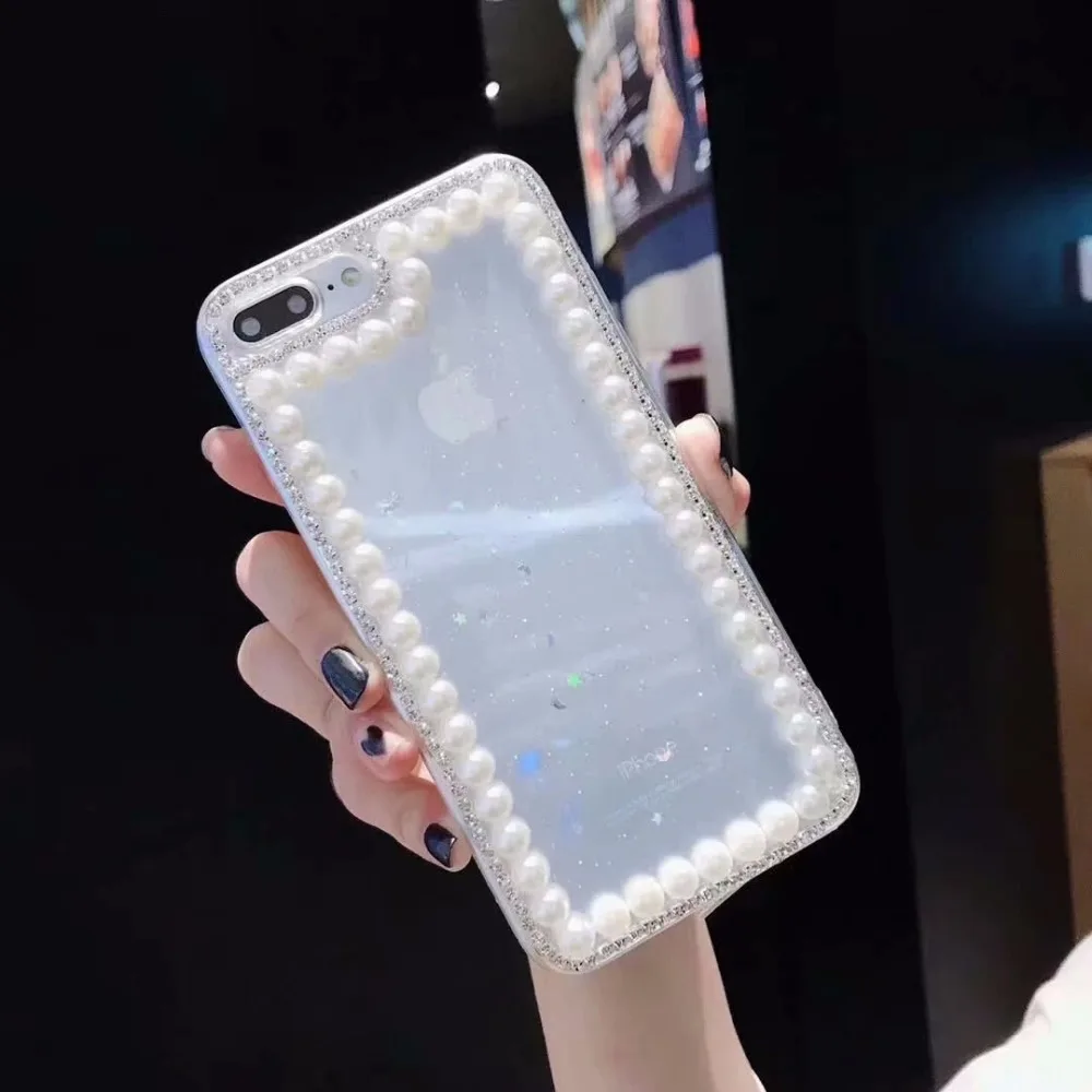 XINGDUO чехол для телефона Samsung Note 9 8 bling Звезды Луна Роскошный Жемчужный драгоценный