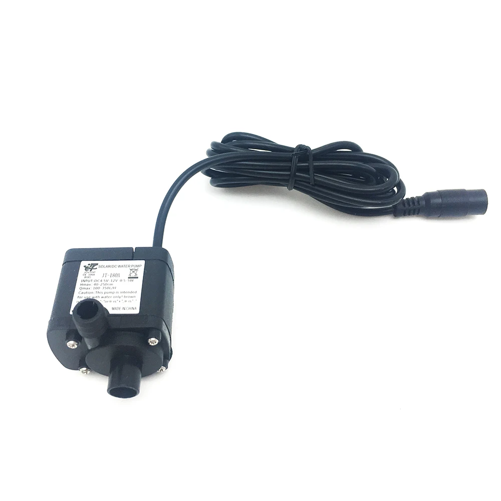 Лучшие продажи 180A DC 4 5 ~ 12V 350L/h с черными микро dc погружной насос бесщеточным