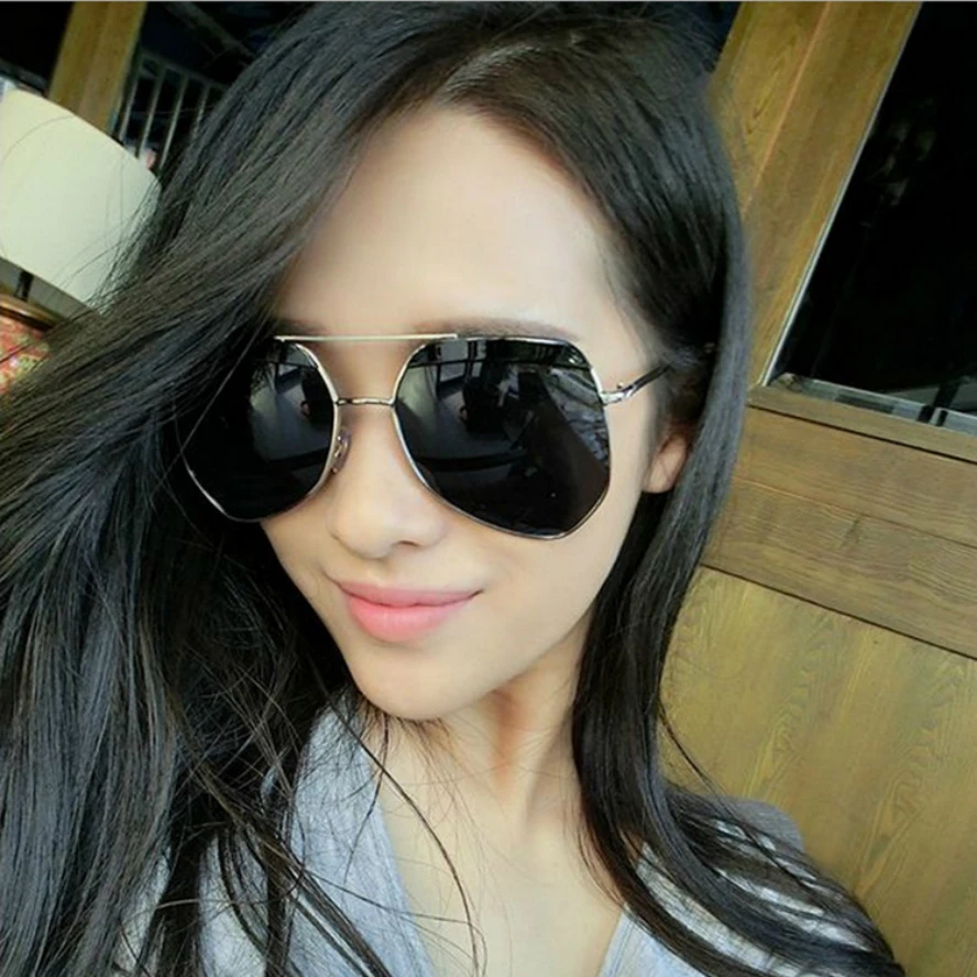 Брендовые дизайнерские солнцезащитные очки новинка 2016 Большие зеркальные