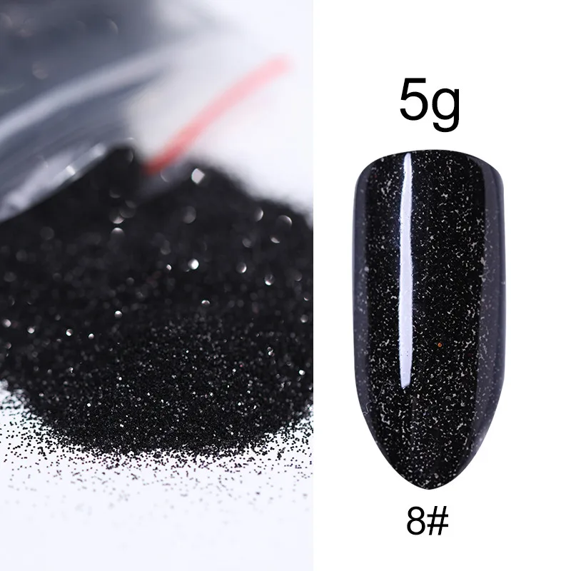 5g-color008 10 г/пакет голографическая Лазерная пудра для ногтей Блеск для дизайна ногтей 5 г мерцающий хромированный пигмент для ногтей пыль DIY дизайн для дизайна ногтей для гель-лака - Цвет: 5g-color008