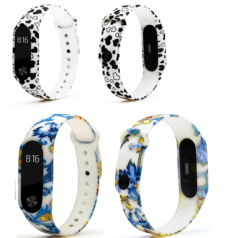 Ремешок силиконовый для xiaomi mi band 2 цветной сменный Браслет 2018|Смарт-аксессуары| |