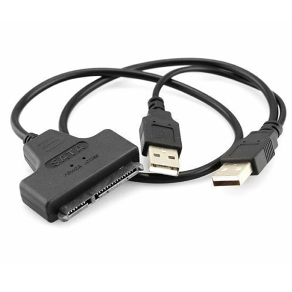 Новый 3 5 дюймовый SATA жесткий диск к USB 2 хост двойной кабель адаптера