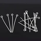 Doreen Box Lovely 600 шт серебряный цвет шпильки для глаз 28x0,7 мм (21 манометр) (B01724)