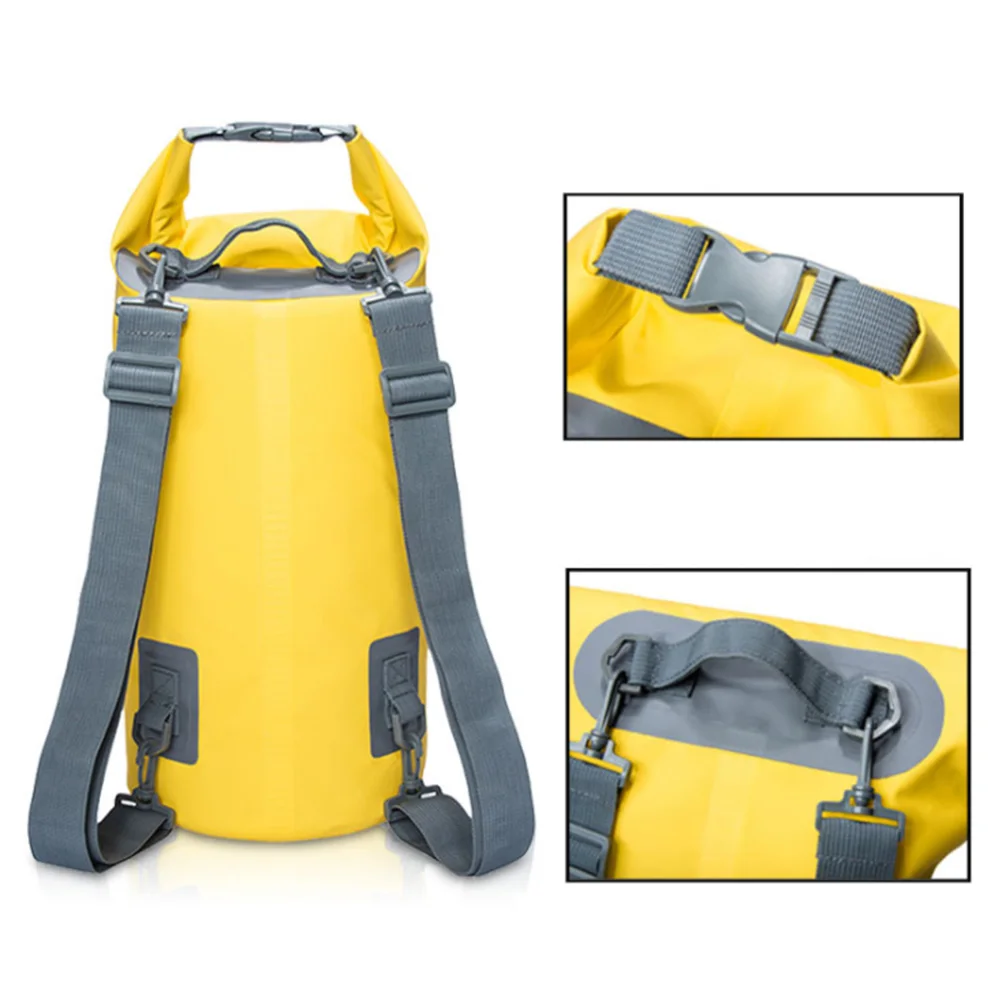 5L/10L/15L/20L водонепроницаемые сумки для хранения сухих мешков каноэ Каяка рафтинга
