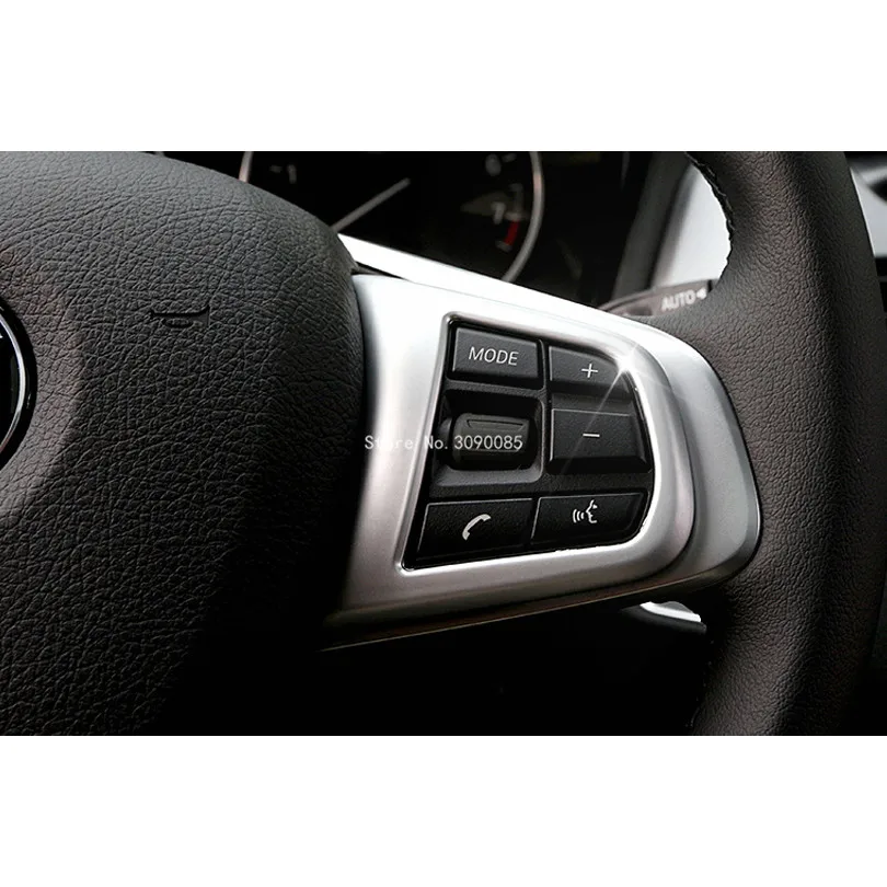 COLLBT ABS Chrome Steering Wheel Sequins Decoration Trim Cover For BMW X1 2016-17 1 series 2017 2 Tourer 2015-17 | Автомобили и