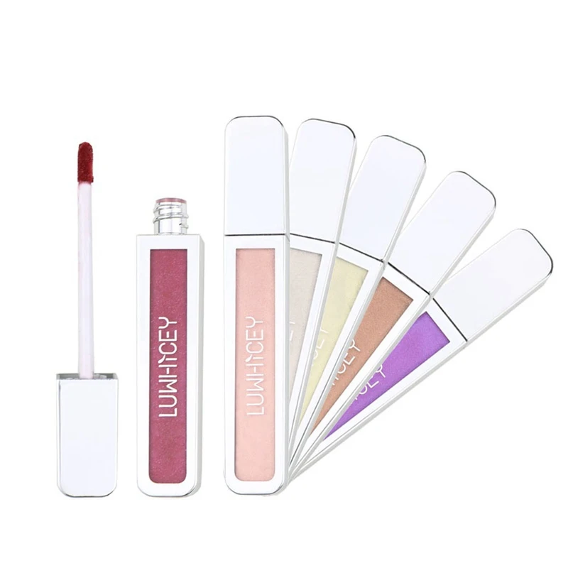 Популярная блестящая помада металлического цвета Бриллиантовая Женская