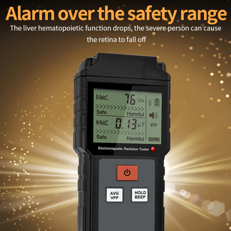 &quotЛучший&quot ручной тестер электромагнитного излучения EMF измеритель