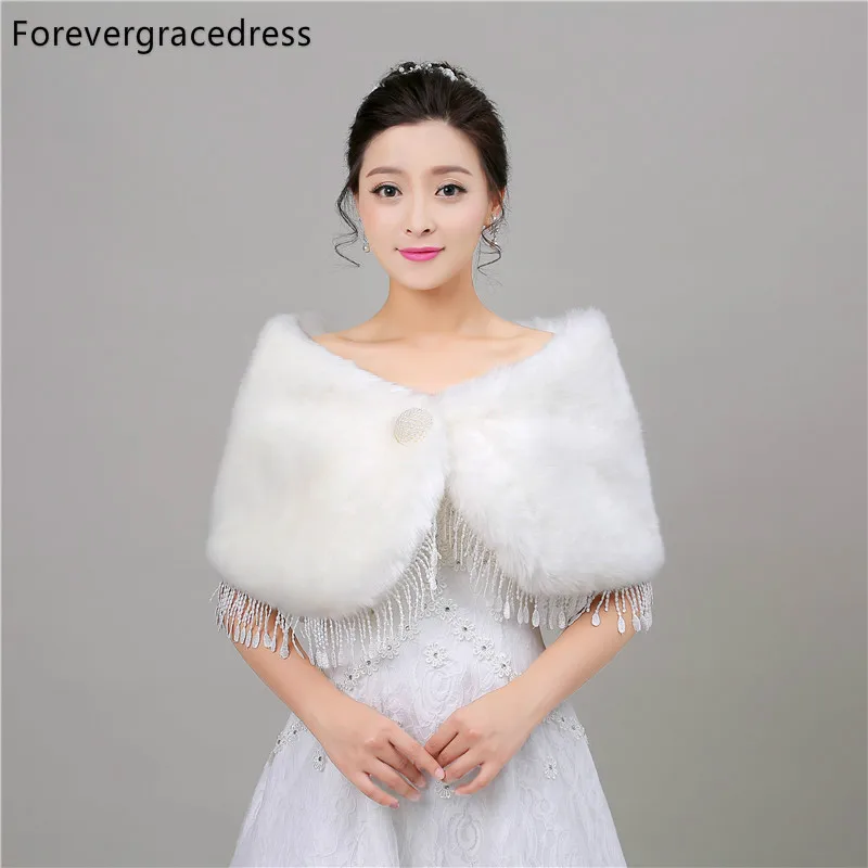 Forevergracedress Бесплатная доставка Элегантный 2018 Искусственный мех палантины