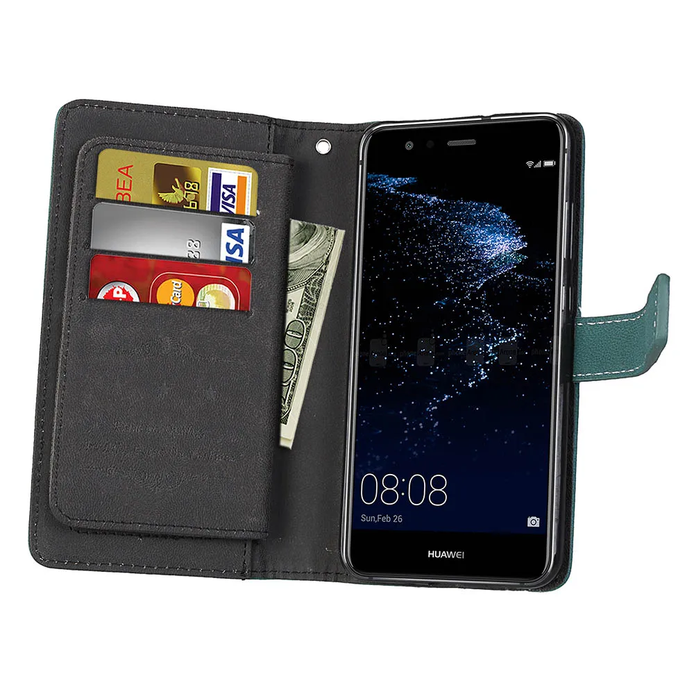 Магнитный флип-чехол для Huawei Nova P8 P9 P10 P20 Lite P Smart Plus 2 2i 3 3i 3e матовая PU кожаная сумка