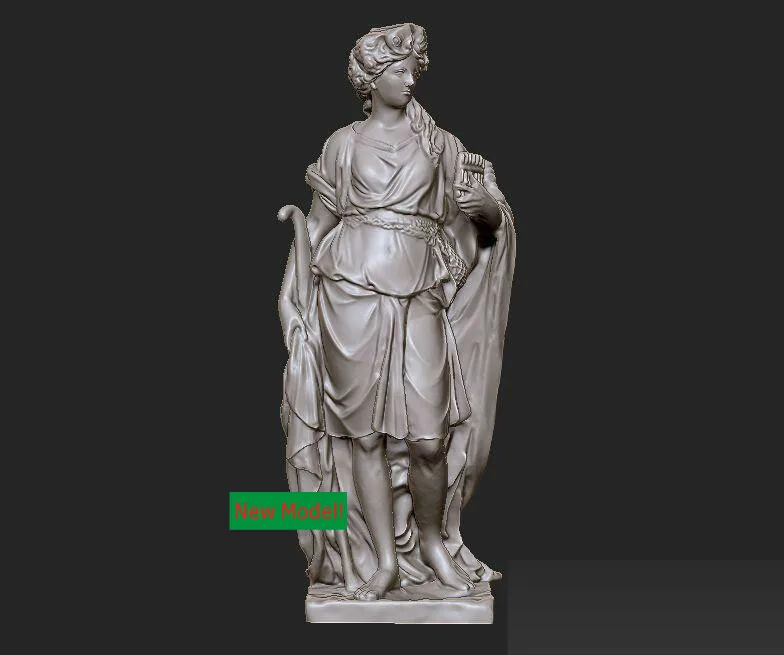 

3D model relief STL models file format Goddess of mercy Poet