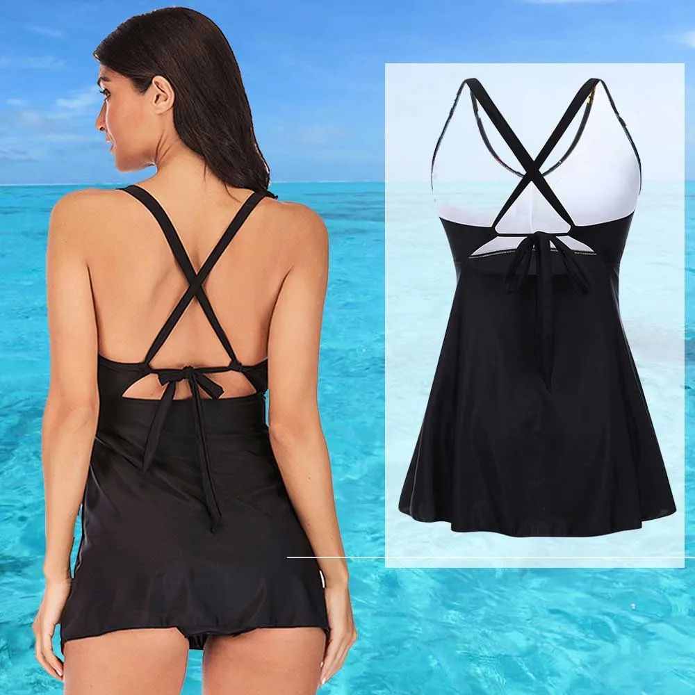 OHDREAM размера плюс танкини Femme Maillot De Bain пляжная одежда купальный костюм с принтом