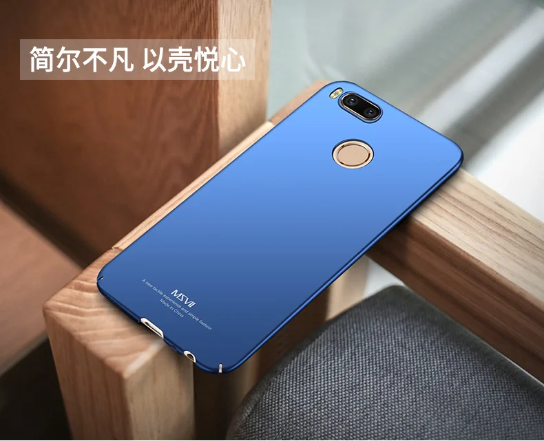 Msvii Чехлы для Xiaomi mi A1 чехол тонкий матовый чехол для Xiaomi mi 5X чехол Xio mi A1 Жесткий Чехол для Xiaomi mi 5X mi A1 mi 5 X чехол s