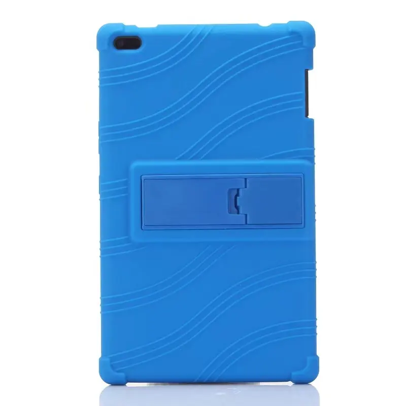 dark blue Aoruika для lenovo TAB 4 8 TB-8504 TB-8504 N/X/F чехол для планшета, уплотненная Противоударная задняя крышка, детский силиконовый чехол-подставка - Цвет: dark blue