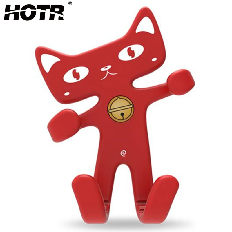 HOTR мягкий силиконовый кошачий Автомобильный держатель для телефона с