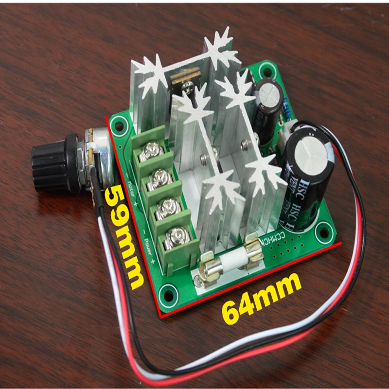 6V контроллер скорости двигателя постоянного тока 8A передачи PLC может быть