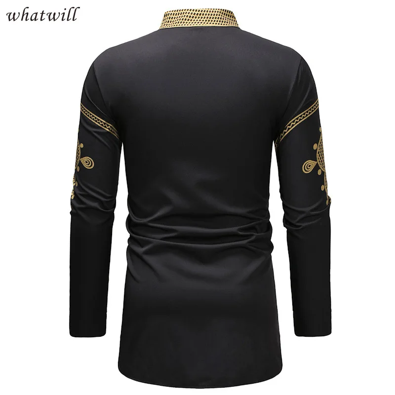 Пуловеры Дашики футболки мужская мода Африка одежда 3d печатные африканские платья одежда Повседневная африканская одежда