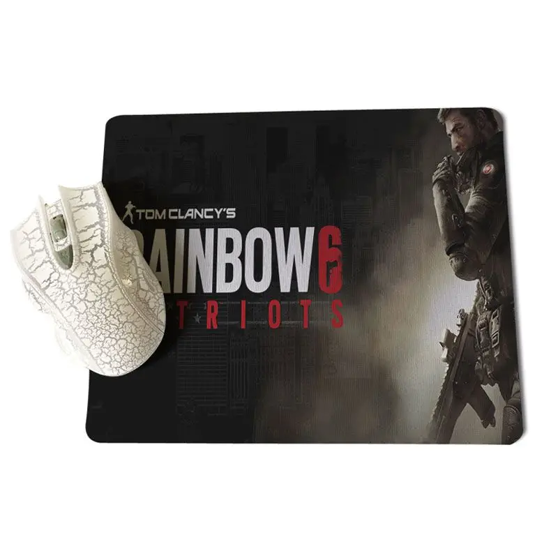 Babaite Rainbow Six осада операторов силиконовый коврик, чтобы Мышь игры Размеры для 18x22 и 25x29 см игровой Мышь колодки