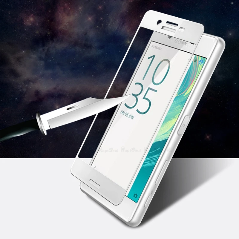 3D полное покрытие из закаленного стекла для sony Xperia XA XA1 Ultra XC X Compact XZS XZ Premium XP защитная пленка на переднюю панель