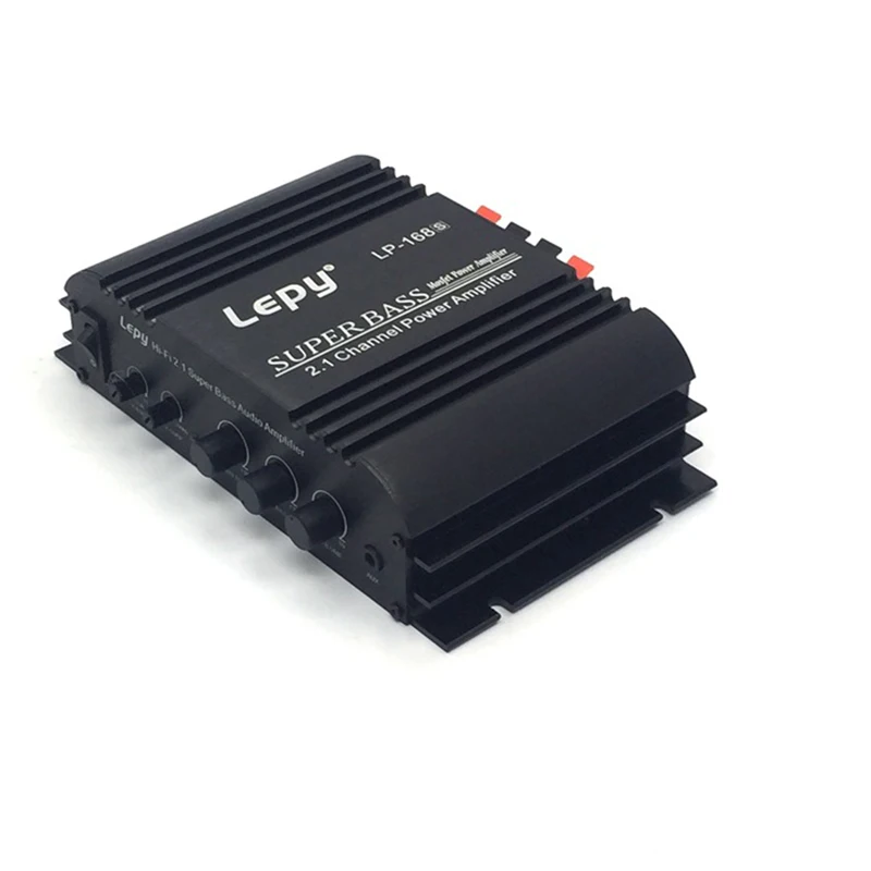 Lepy LP 168S 2.1CH усилитель аудио сабвуфер бас Цифровой Компактный стерео усилитель с функцией AUX громкий динамик дистанционное управление