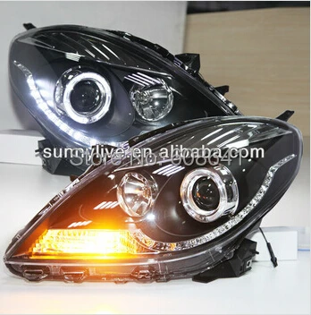 

SUNNY Versa LED Angel Eyes Head Light for NISSAN 2011-13 Year