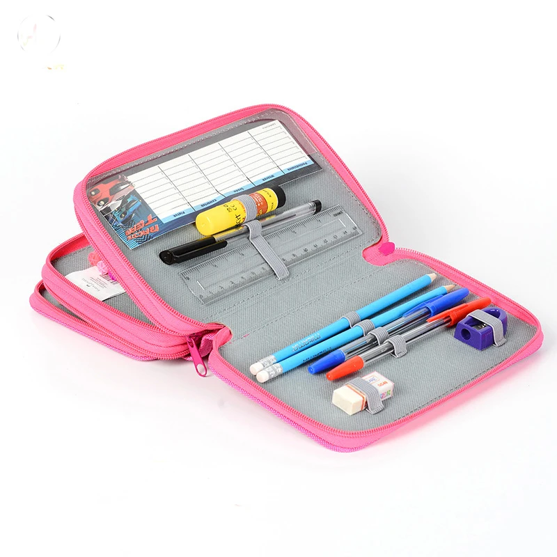 3 молнии многослойная функция Оксфорд школьные карандаши Чехол держатель ручки