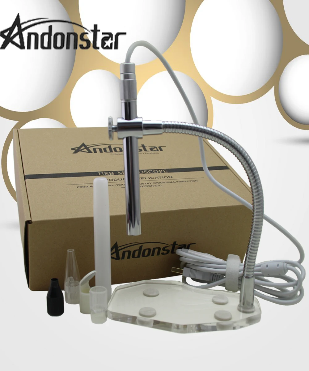 500XAndonstar 2 Мп лучшая портативная цифровая USB камера микроскоп эндоскоп лупа веб