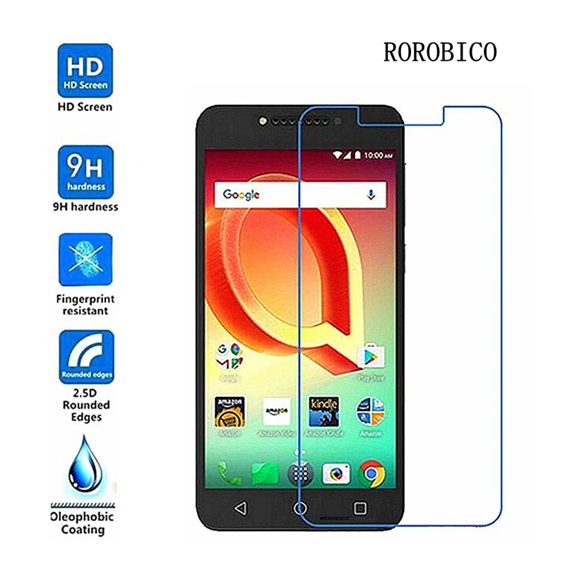 ROROBICO Премиум Закаленное стекло для Alcatel One Touch A3 XL Pixi 4 Pop Plus A30 Fierce Go Play A5 LED Защита экрана|Защитные стёкла и