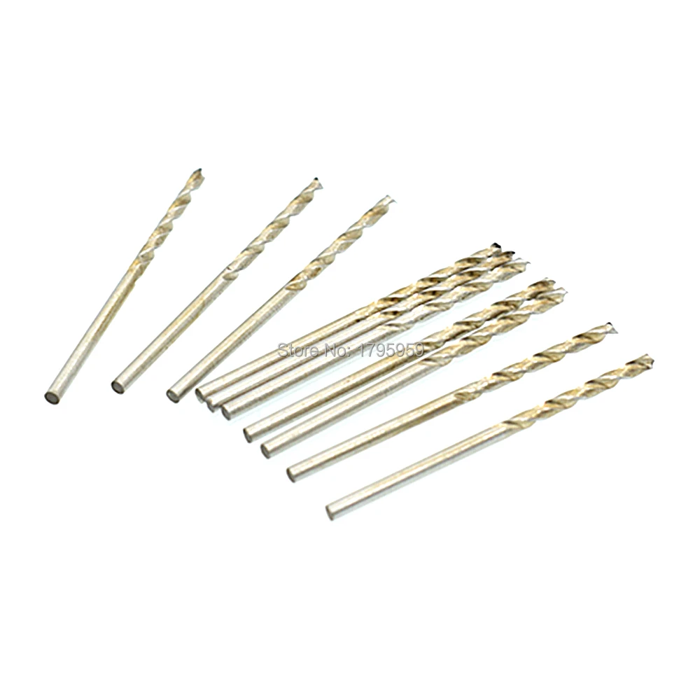 10pcs 2.3mm Mini Twist Spiral Drill Bits Set Micro High Speed Steel Straight Shank PCB Drills Bit For Electrical Tool | Инструменты