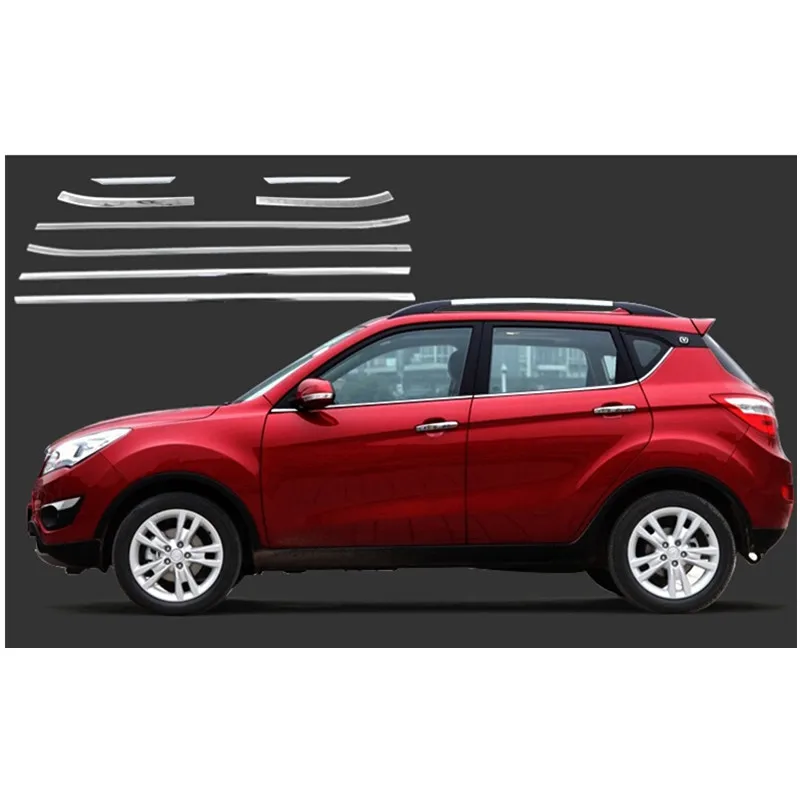 Высококачественные полосы из нержавеющей стали для отделки окна автомобиля