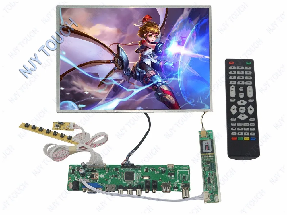 

HDMI USB AV VGA ТВ контроллер комплект плюс 12,1 дюймовый N121X5 1024x768 ЖК-экран панель комплект