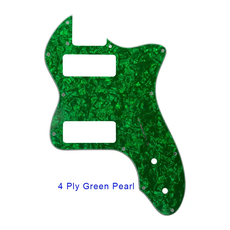 Фото Детали для гитары Pleroo-для классической серии Telecaster Tele Thinline, гитарная Накладка для защиты от царапин с P90, хамбакером, пикапами №3