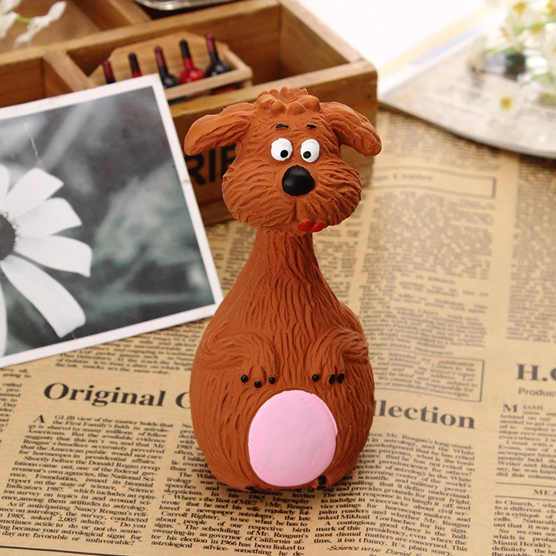 Pet Silicone Sounding Toys Dog Biting Cute Cartoon Molars Puppy Chewing Squeaky Puzzle Teeth Cleaning For Cat Pets | Дом и сад