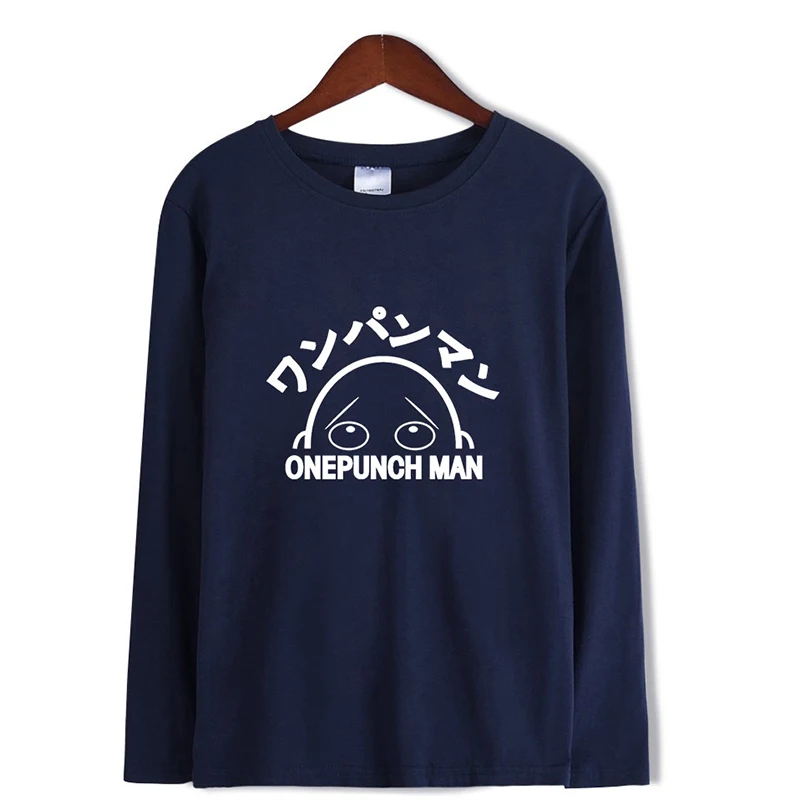 One Punch Man Anime Cartoon T-shirts Sports Fashion Men Women T Shirts Casual Tee Shirt Long Sleeve T-shirt Sweatshirts Tops 4XL | Мужская