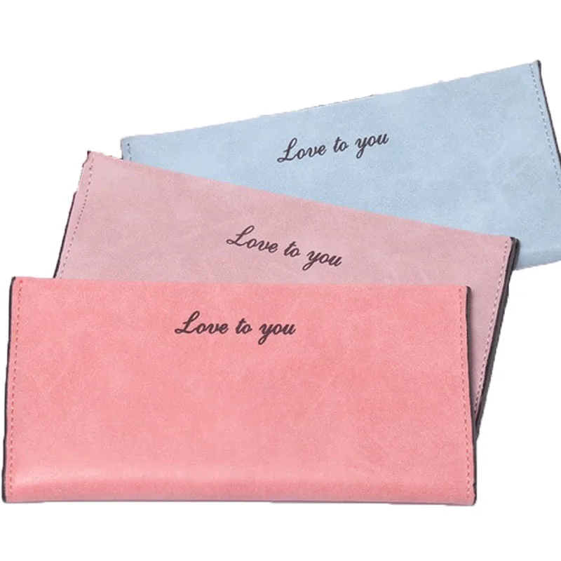 Женский кошелек для монет 2019 симпатичный женские длинные кожаные кошельки клатч