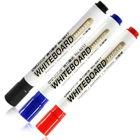 4 pcs classical whiteboard marker pen easy erasing red black blue color pen stationery office accessories school supplies fb991