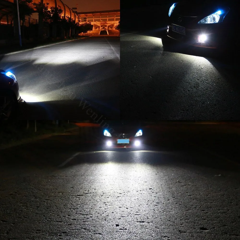 Wljh 2x H3 автомобиль свет 60 Вт Авто Внешнее освещение дальнего DRL Габаритные огни