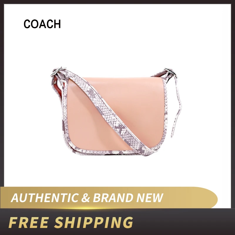 Сумка с тиснением из натуральной кожи питона Coach Патрисия 23 F11760 | Багаж и сумки