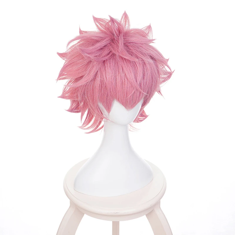 Boku no Hero Academia Mina Ashido Wig Cosplay Costume My Men Women Short Synthetic Hair Party Play Wig+Wig Cap |