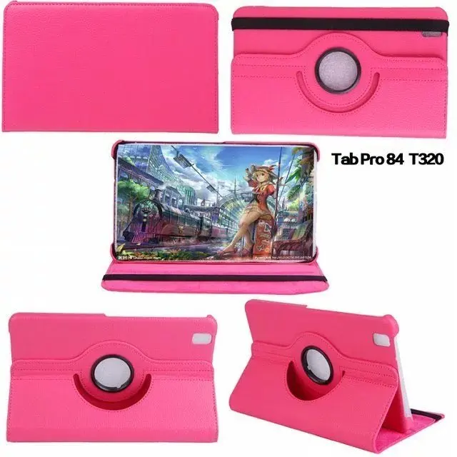 Вращающийся на 360 градусов флип чехол кожаный подставка для Samsung Galaxy Tab Pro 8 4 T320 T325