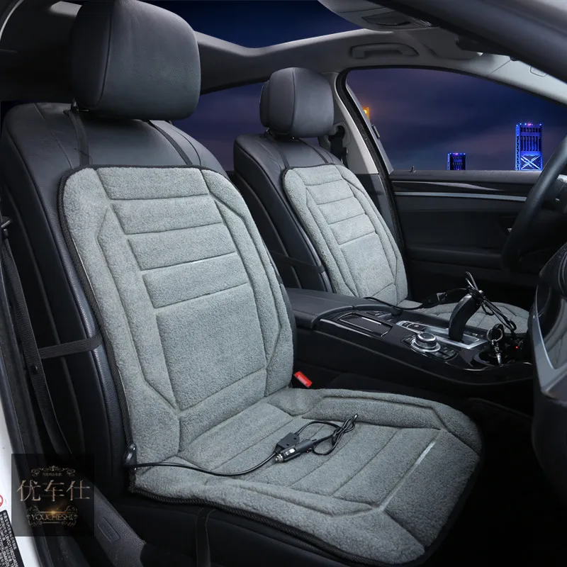 

heated car seat Cushion Winter Car Seat Pad Auto Heated Seat Covers Car Single Electric Heated Cushion Seat Cushion