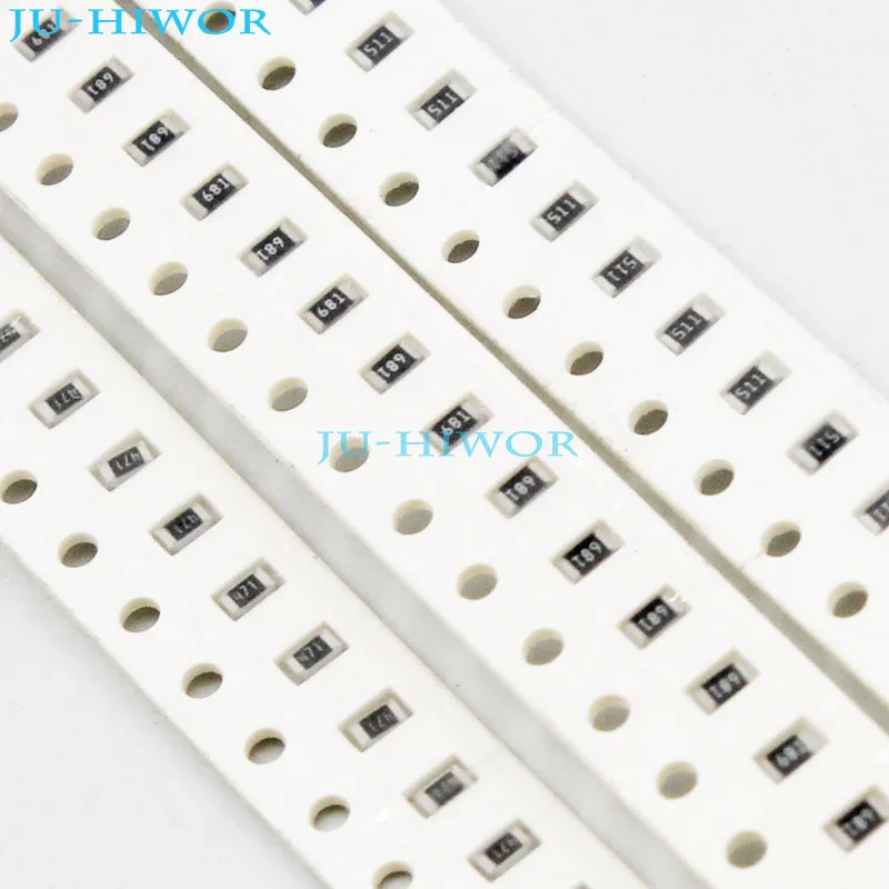 (1000 шт./лот) 470 510 560 620 680 Ом 0805 5% SMD чип резистор толстая пленка 1/10 Вт фиксированный