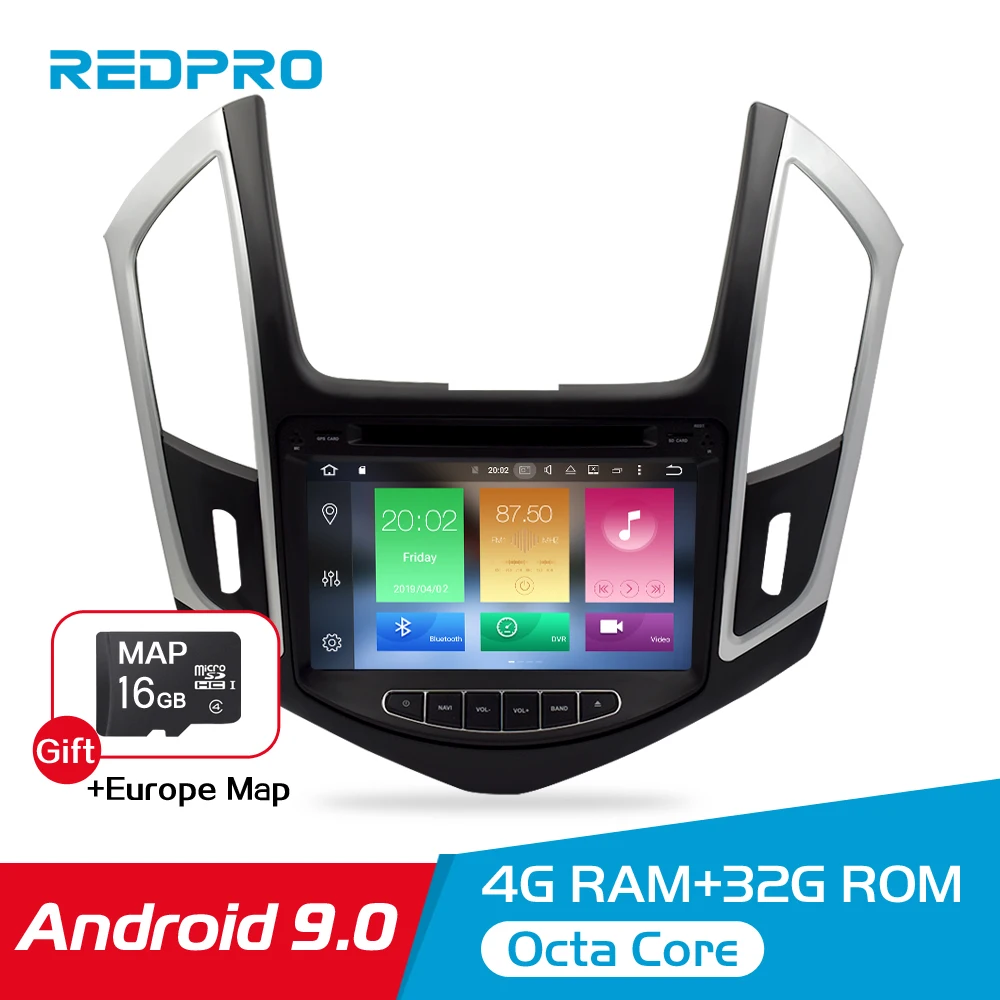 Android 8 0 Автомобильный dvd стерео для Chevrolet Cruze 2013 2014 2015 радио GPS мультимедиа головное