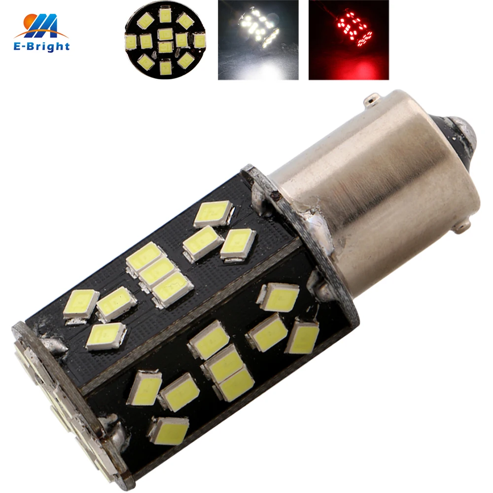 YM E ярко 1 шт. 1156 BA15S P21W S25 2835 48 SMD указатель поворота задние фонари работающего на