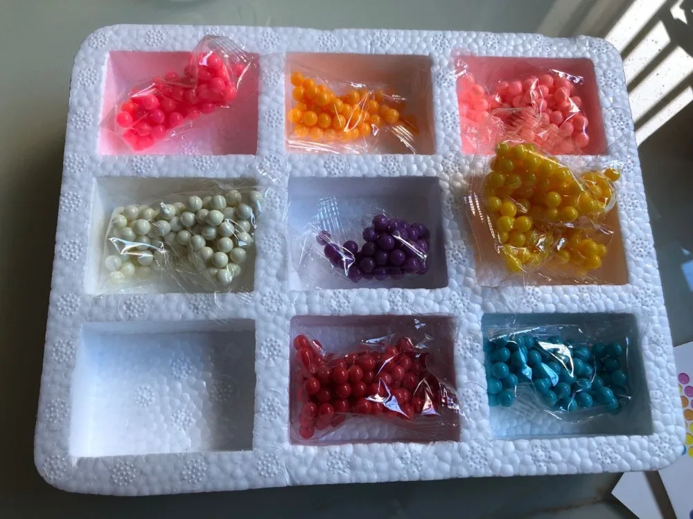 Pretend Play Magic Beads Jewelry Life Creative Handmade Children's Toys Water Beads Child Birthday Gift DIY De Juguete