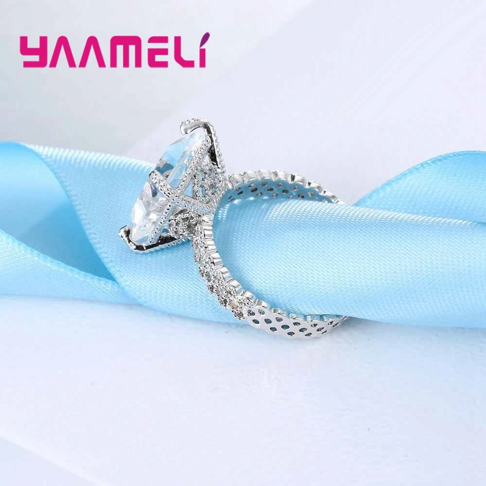Женское кольцо из серебра 925 пробы с фианитом|925 sterling silver|cubic zirconia jewelrysterling silver jewelry