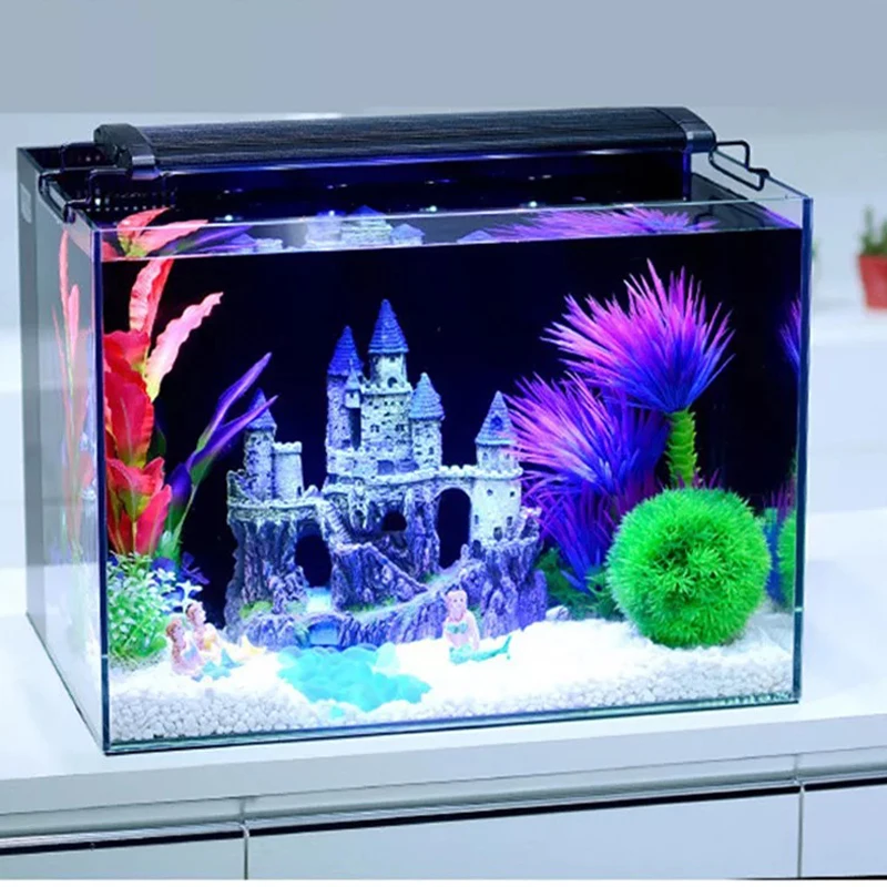Fish tank decorative resin aquarium water plant crafts wholesale castle. | Дом и сад